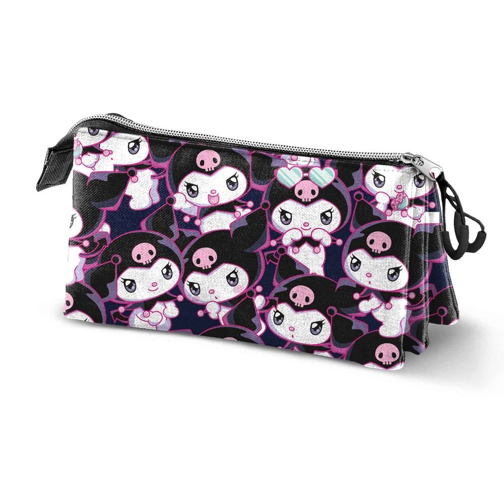 Estuche Portatodo Triple Kuromi Rogue Karactermania