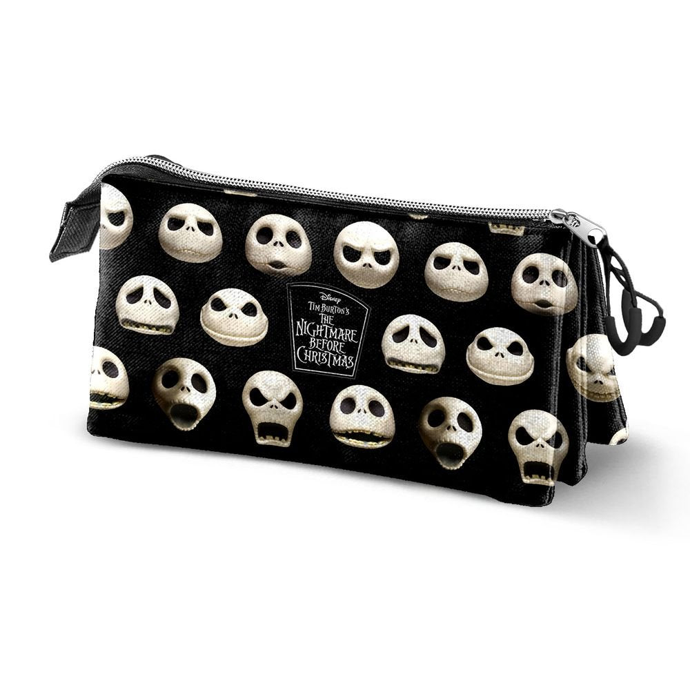Estuche Portatodo Triple Pesadilla Antes de Navidad Face Marca Karactermania