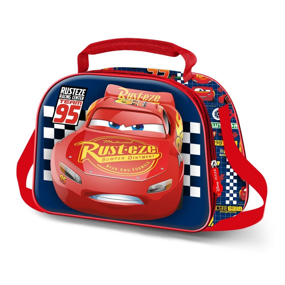 Bolsa Portamerienda 3D Cars 3 Cups Marca Karactermania