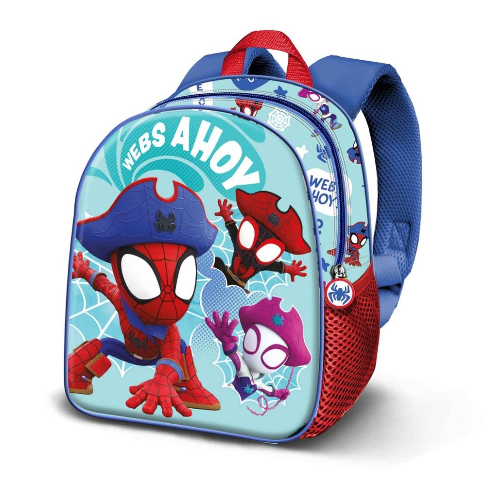 Mochila Guarderia 3D Spiderman Pirates Karactermania