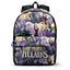 Mochila escolar con bolsillo Villanas Disney Evil Karactermania