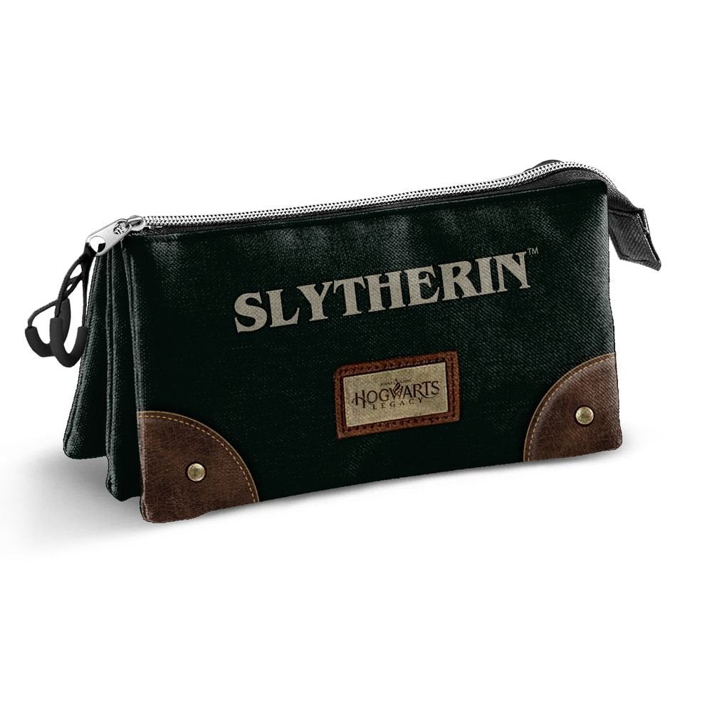 Estuche Portatodo Triple Harry Potter Slytherin