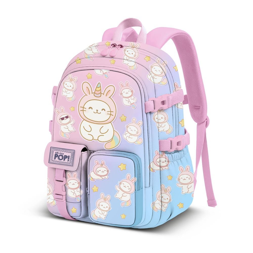 Mochila Escolar con Dos Bolsillos Oh My Pop! Bunicat KARACTERMANIA