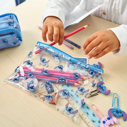 Estuche Stitch con accesorios papelería - Cerda Regalo