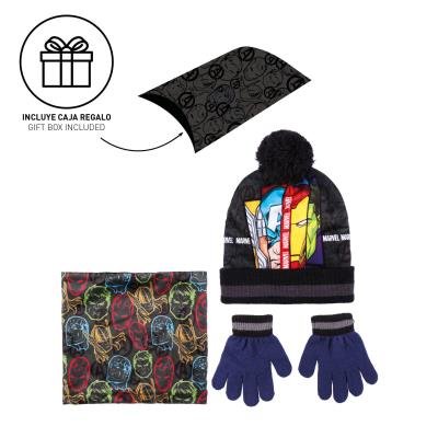 PACK REGALO GORRO CUELLO GUANTES SNOOD AVENGERS | CERDA REGALO | 1 UNIDAD | 8445484168617 Imagen principal del producto