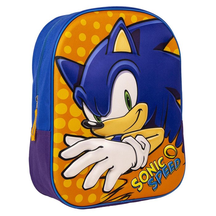MOCHILA INFANTIL 3D SONIC | CERDA DISEÑO