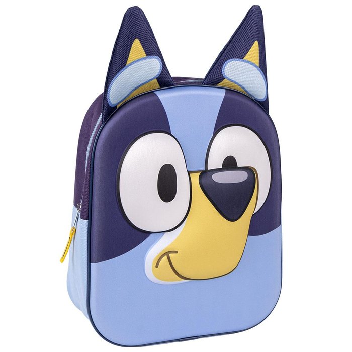 MOCHILA GUARDERIA 3D BLUEY CON OREJITAS | CERDA DISEÑO