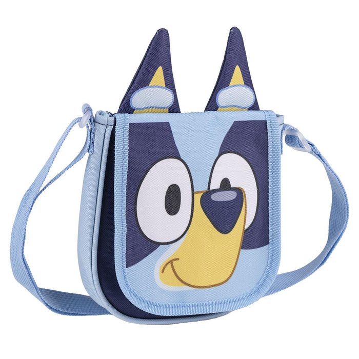 BOLSO BANDOLERA CON SOLAPA Y OREJITAS BLUEY | CERDA DISEÑO | 1 UNIDAD | 8445484331165 Imagen principal del producto
