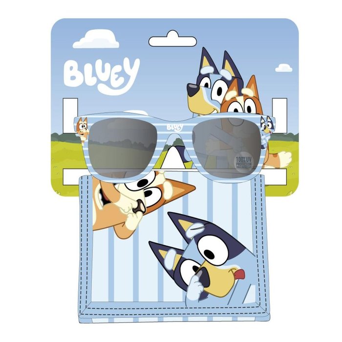 GAFAS DE SOL SET CARTERA BLUEY | CERDA COMPLEMENTOS | 1 UNIDAD | 8445484350876 Imagen principal del producto