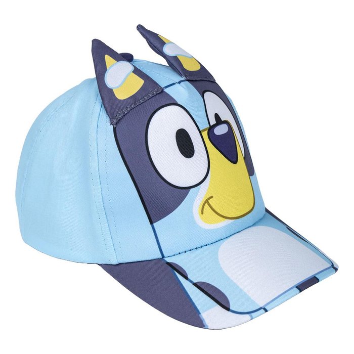 GORRA PREMIUM BLUEY CON OREJITAS Y VISERA CURVA | CERDA COMPLEMENTOS | 1 UNIDAD | 8445484351637 Imagen principal del producto