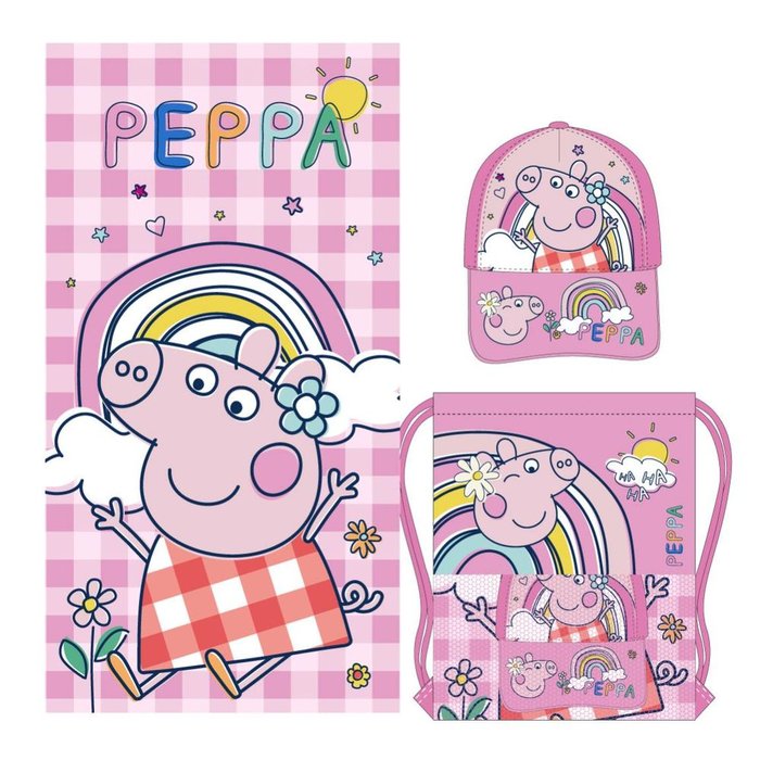 TOALLA SET SAQUITO PEPPA PIG | CERDA REGALO | 1 UNIDAD | 8445484351927 Imagen principal del producto