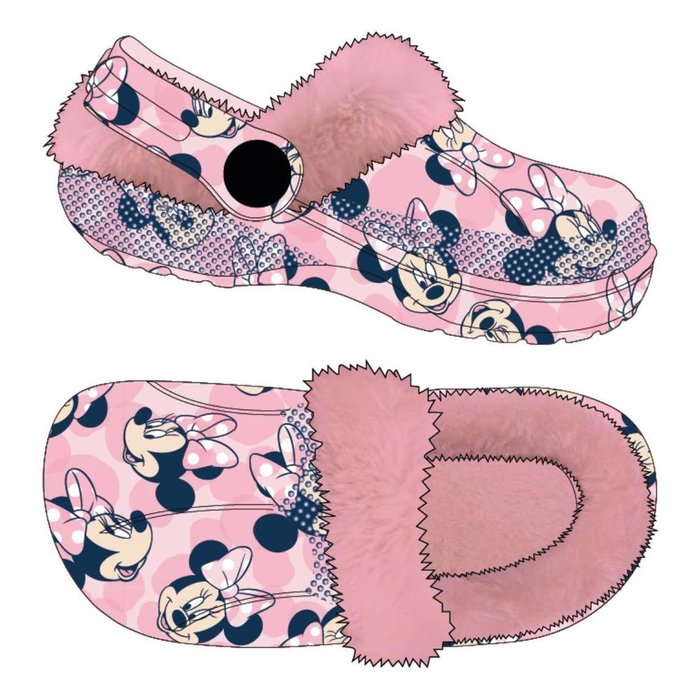 Zapatillas de Casa Zueco Borreguillo Minnie Cerdá Calzado