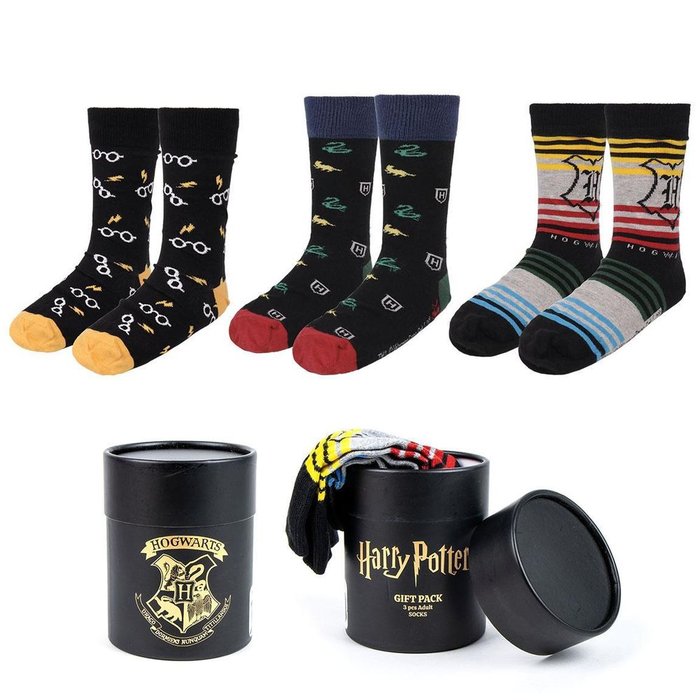 Pack calcetines 3 piezas Harry Potter T38-45 Cerda Regalo Imagen principal del producto