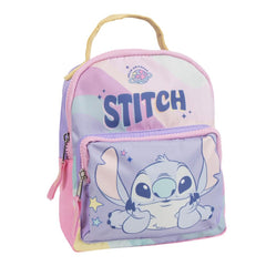 MOCHILA INFANTIL CON ASA Y BOLSILLO STITCH | CERDA DISEÑO