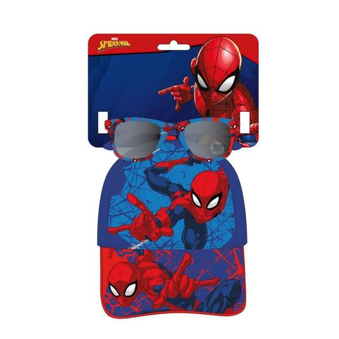 SET GORRA + GAFAS DE SOL INFANTIL SPIDERMAN | CERDA COMPLEMENTOS | 1 UNIDAD | 8445484470345 Imagen principal del producto
