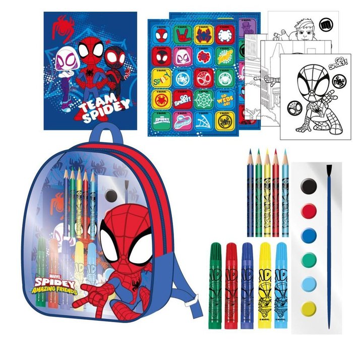 Set de actividades en mochila Spidey Cerda