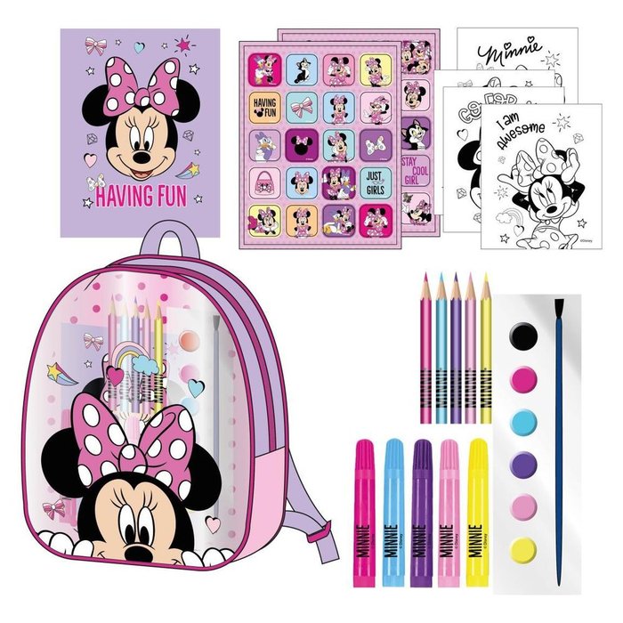 SET DE ACTIVIDADES EN MOCHILA MINNIE | CERDA REGALO | 1 UNIDAD | 8445484470864