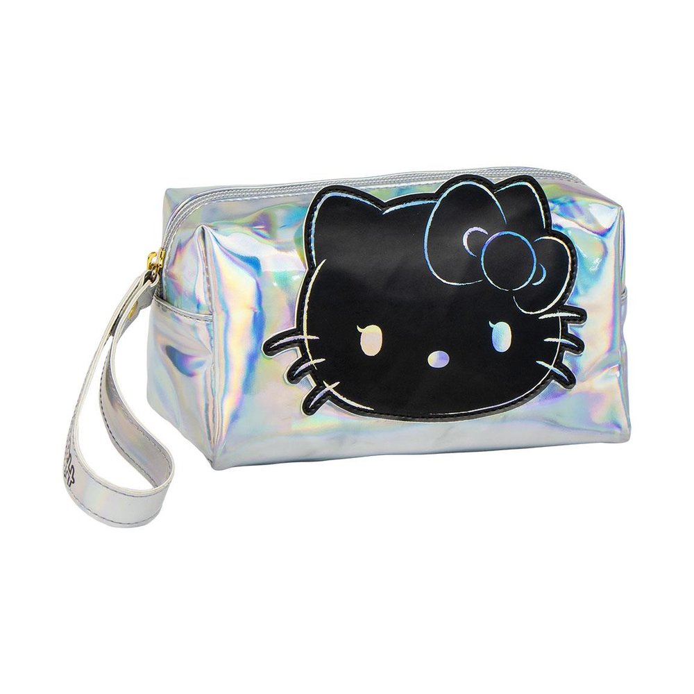 NECESER ASEO VIAJE HELLO KITTY CUADRADO IRIDISCENTE | CERDA DISEÑO Imagen principal del producto