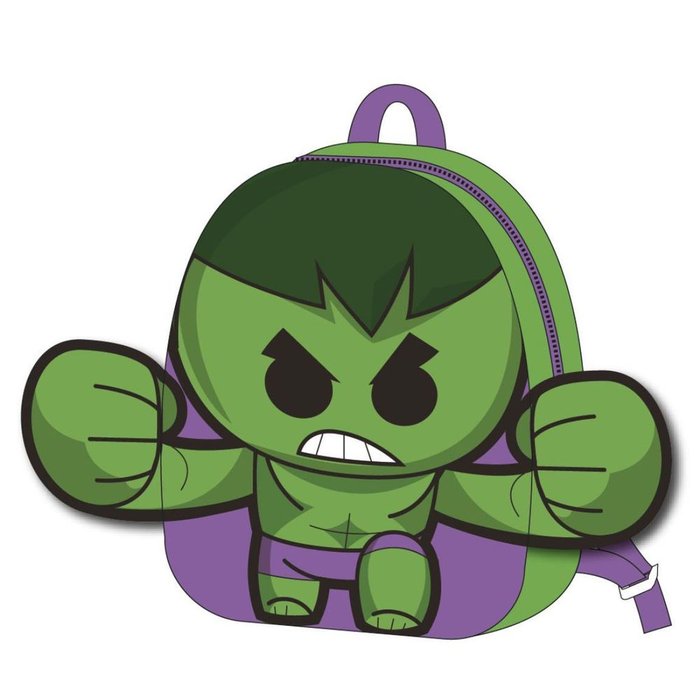 Mochila Guarderia Peluche Avengers Hulk CERDA