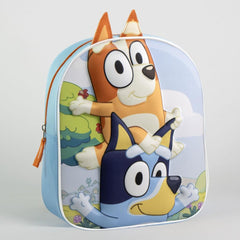 MOCHILA GUARDERIA 3D OREJITAS BINGO Y BLUEY | CERDA DISEÑO