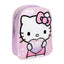 MOCHILA GUARDERIA IRIDISCENTE HELLO KITTY CORAZON CONFETTI | CERDA DISEÑO