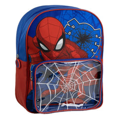 MOCHILA INFANTIL SPIDERMAN CON BOLSILLO TRANSPARENTE | CERDA DISEÑO
