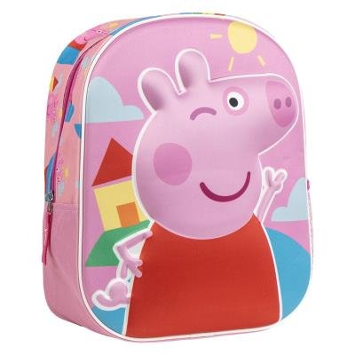 MOCHILA GUARDERIA 3D PEPPA PIG | CERDA DISEÑO