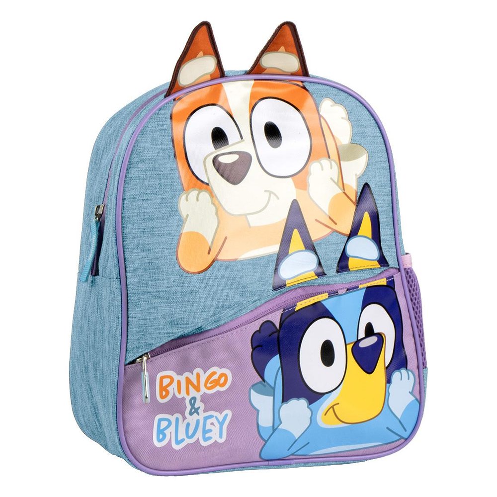 MOCHILA GUARDERIA BLUEY CON OREJITAS DENIM | CERDA DISEÑO Imagen principal del producto