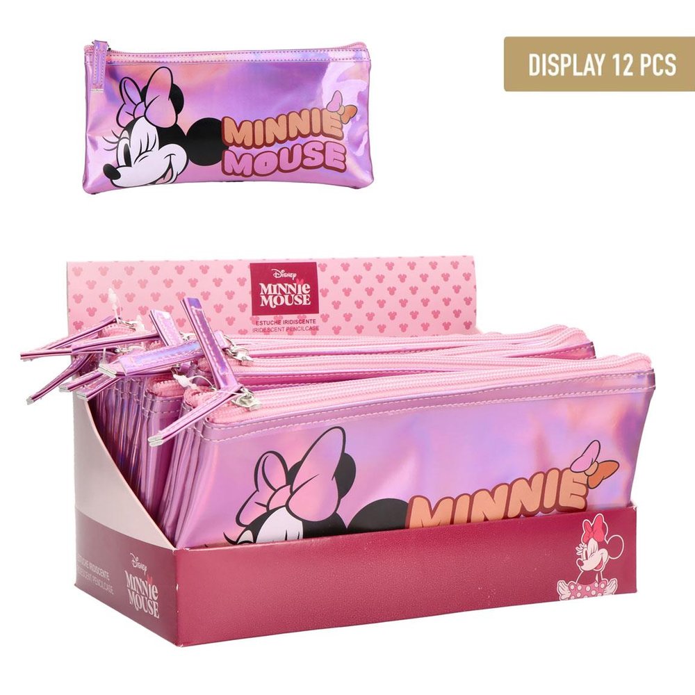 Expositor 12 Estuche Portatodo Iridiscente Minnie CERDA Regalo