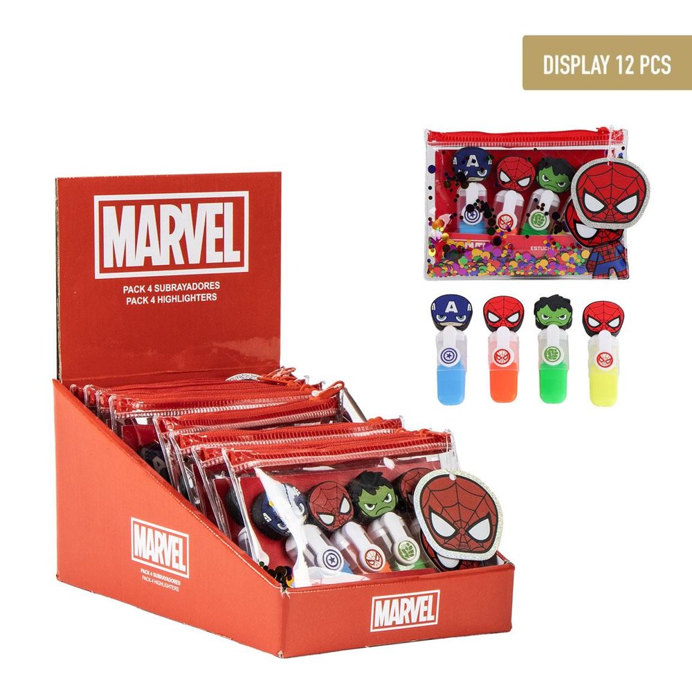Expositor 12 Set Subrayadores Avengers Cerda Regalo Imagen principal del producto