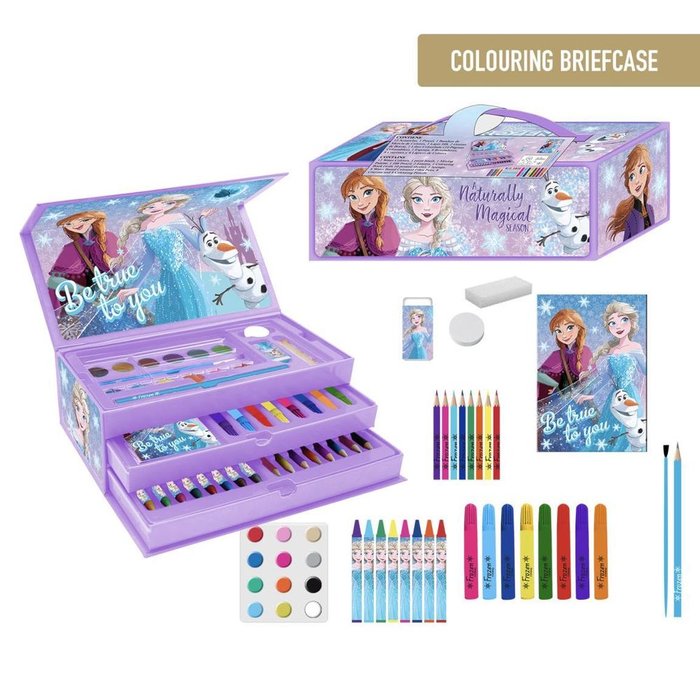 SET PAPELERIA MALETIN CON CAJONES FROZEN | CERDA REGALO | 1 UNIDAD | 8445484512649 Imagen principal del producto