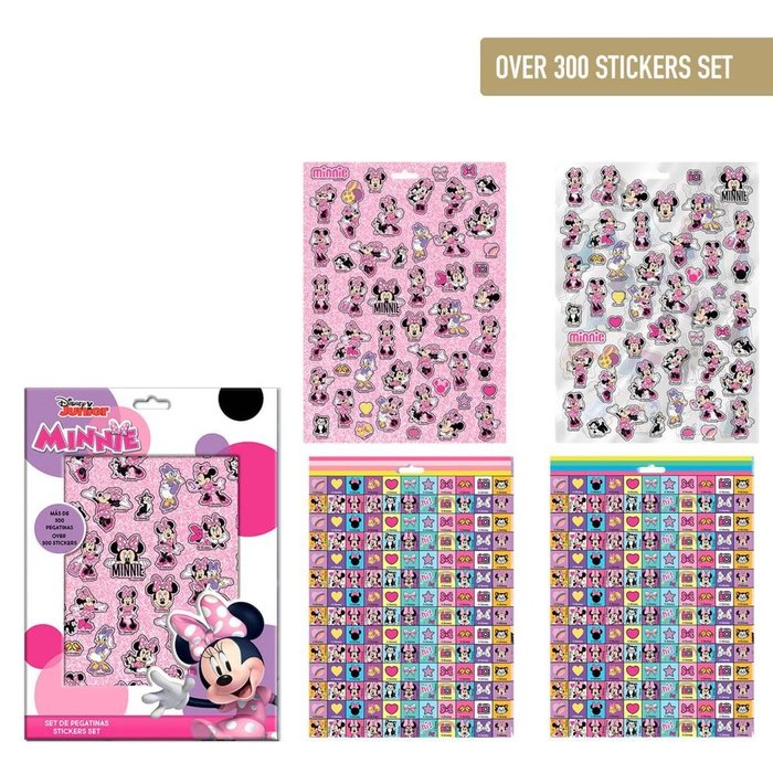 PACK PEGATINAS MINNIE | CERDA REGALO | 1 UNIDAD | 8445484519150 Imagen principal del producto