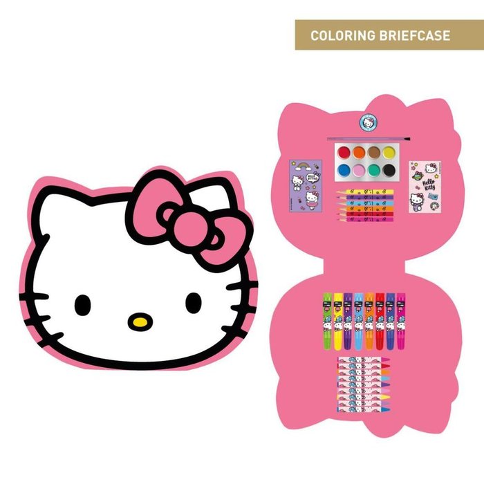 Set Papeleria Coloreable Caja Hello Kitty CERDA Imagen principal del producto