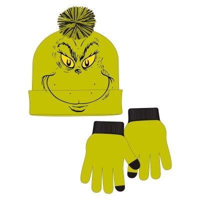 CONJUNTO 2 PIEZAS GORRO Y GUANTES THE GRINCH | CERDA TEXTIL | 1 UNIDAD | 8445484529593 Imagen principal del producto