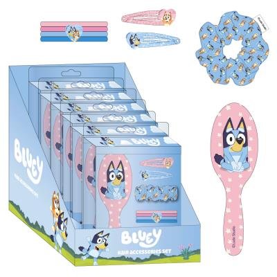 Set de belleza Cepillo y accesorios Pelo Bluey Cerda Complementos