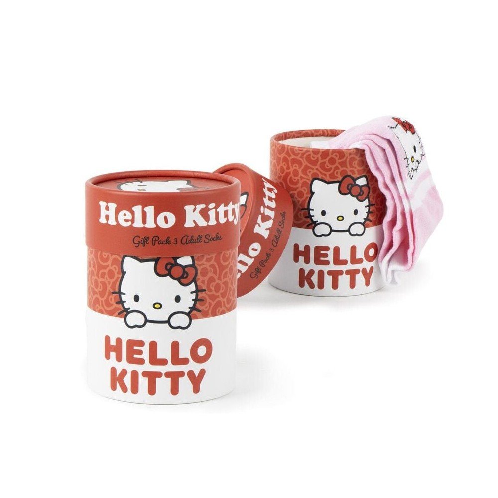 Pack de 3 calcetines Hello Kitty Cerda Textil Imagen principal del producto
