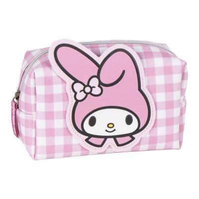 NECESER ASEO VIAJE RECTANGULAR HELLO KITTY CUADROS | CERDA DISEÑO Imagen principal del producto