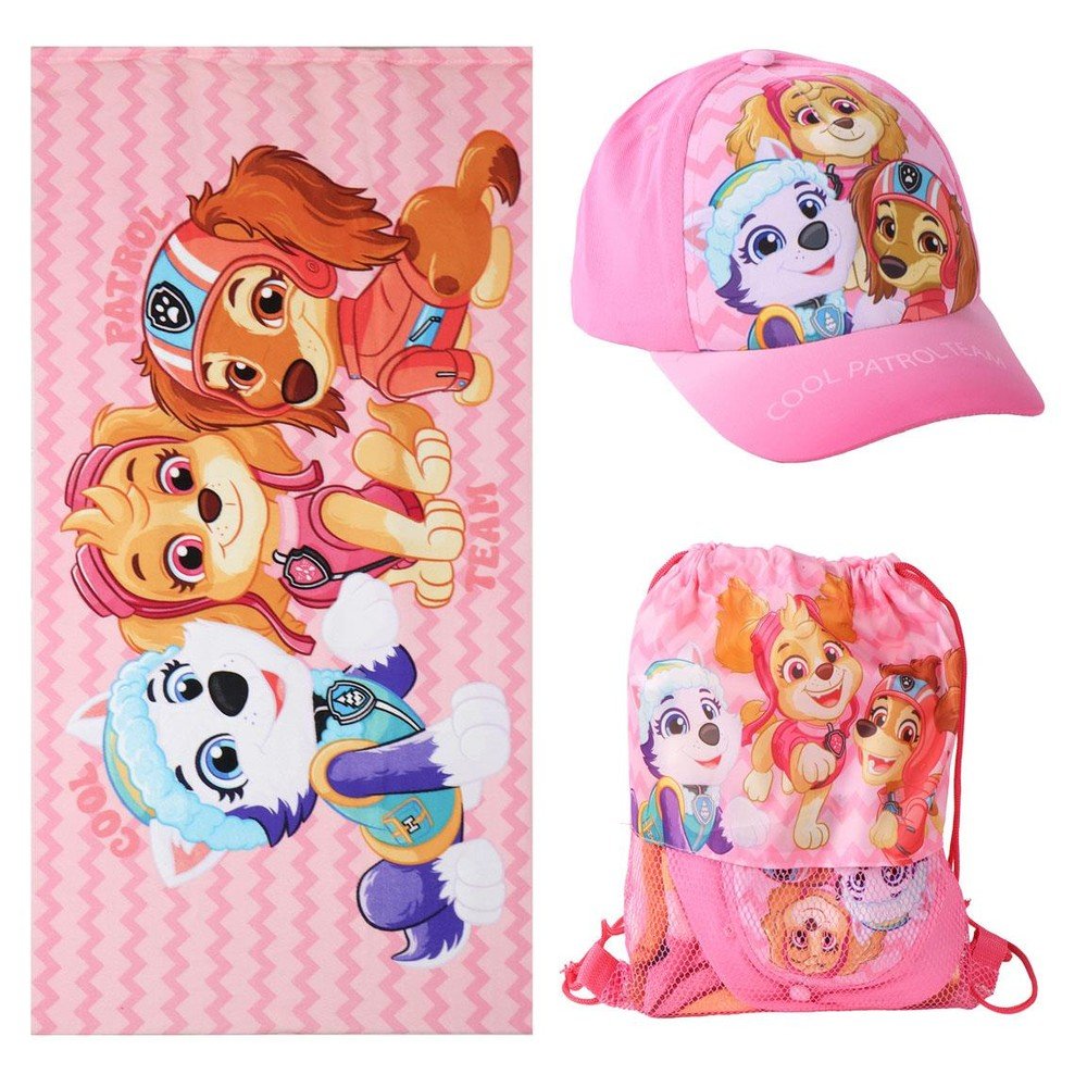 Toalla Set Saquito Paw Patrol Cerda Regalo