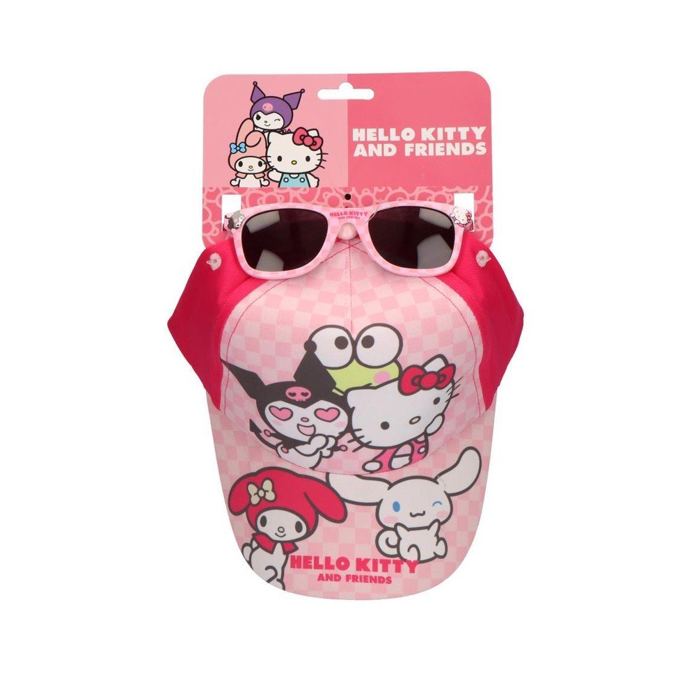 Set Gorra y Gafas de Sol Hello Kitty Friends CERDA Complementos Imagen principal del producto