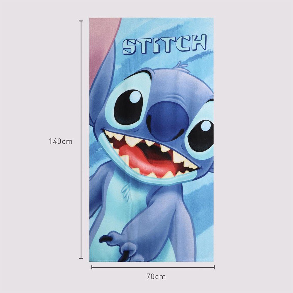 Toalla Microfibra Stitch Cerda Regalo