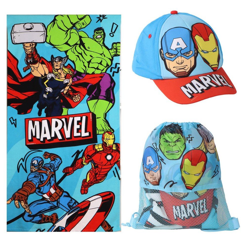 Toalla Set Saquito Avengers CERDA Regalo