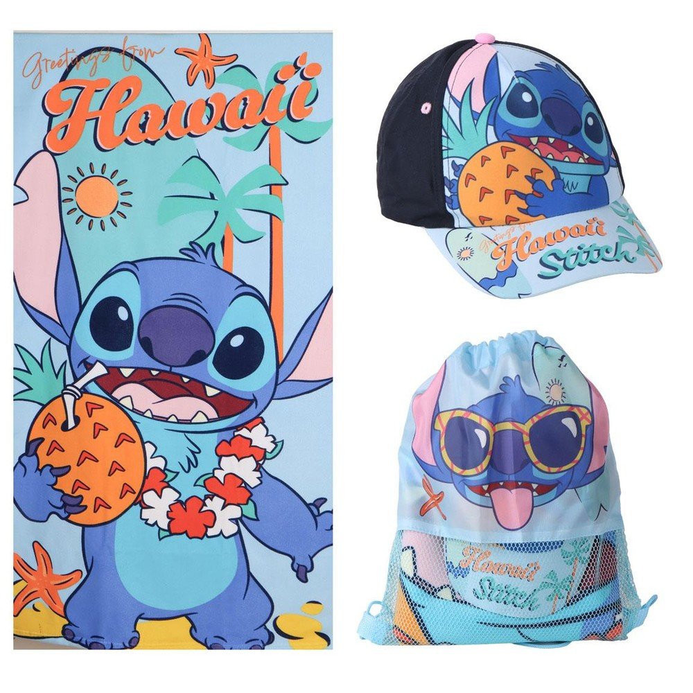 Toalla Set Saquito Stitch Cerda Regalo