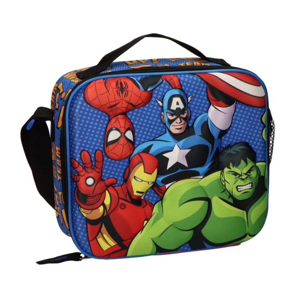 Bolsa Termica Portameriendas Asa Bandolera 3D Avengers Cerda Diseño Imagen principal del producto