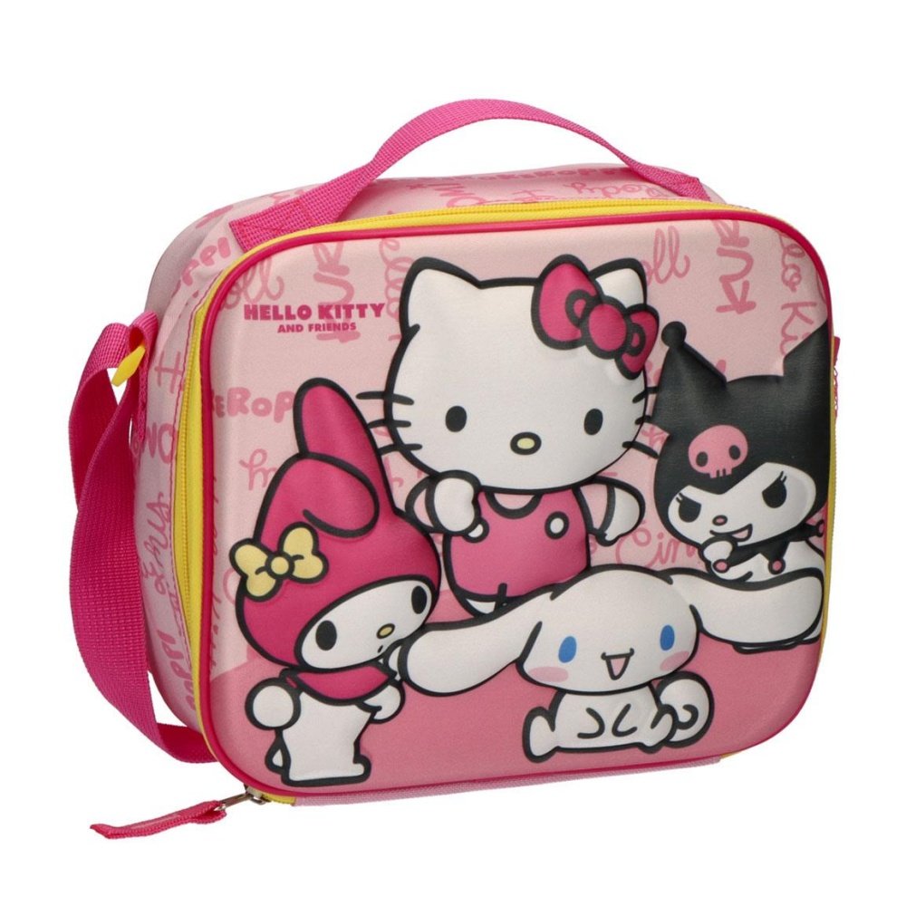 Bolsa Termica Portameriendas Asa Bandolera Hello Kitty CERDA Diseño Imagen principal del producto