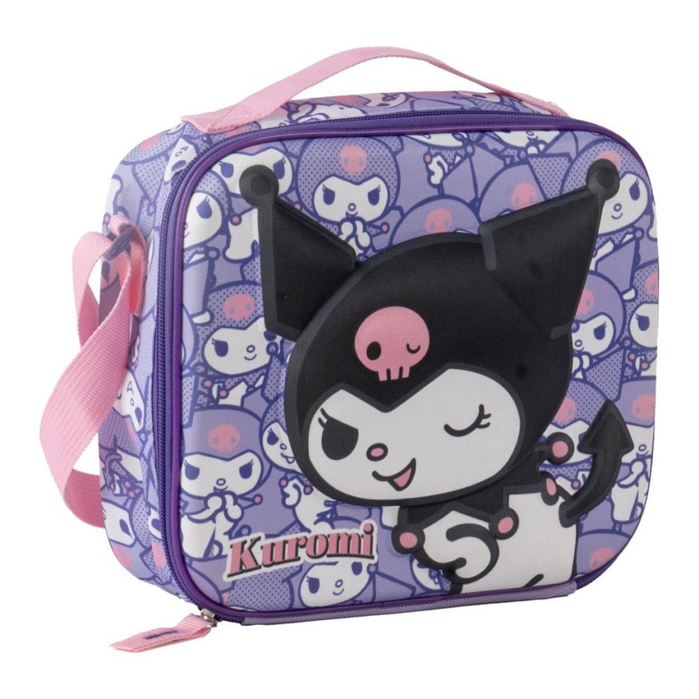Bolsa Termica Portameriendas Asa Bandolera Kuromi CERDA Diseño Imagen principal del producto