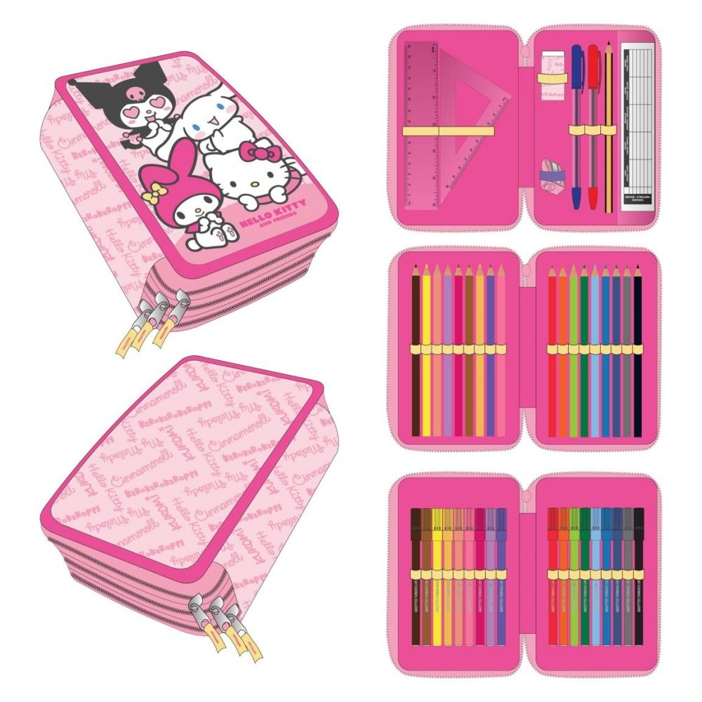 Plumier con accesorios Hello Kitty marca Cerda Diseño Imagen principal del producto