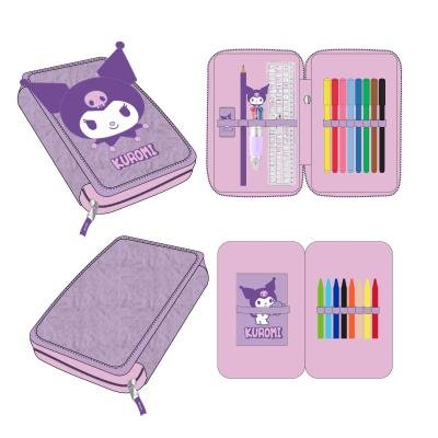 Plumier con accesorios 2 compartimentos Hello Kitty Kuromi CERDA Diseño Imagen principal del producto