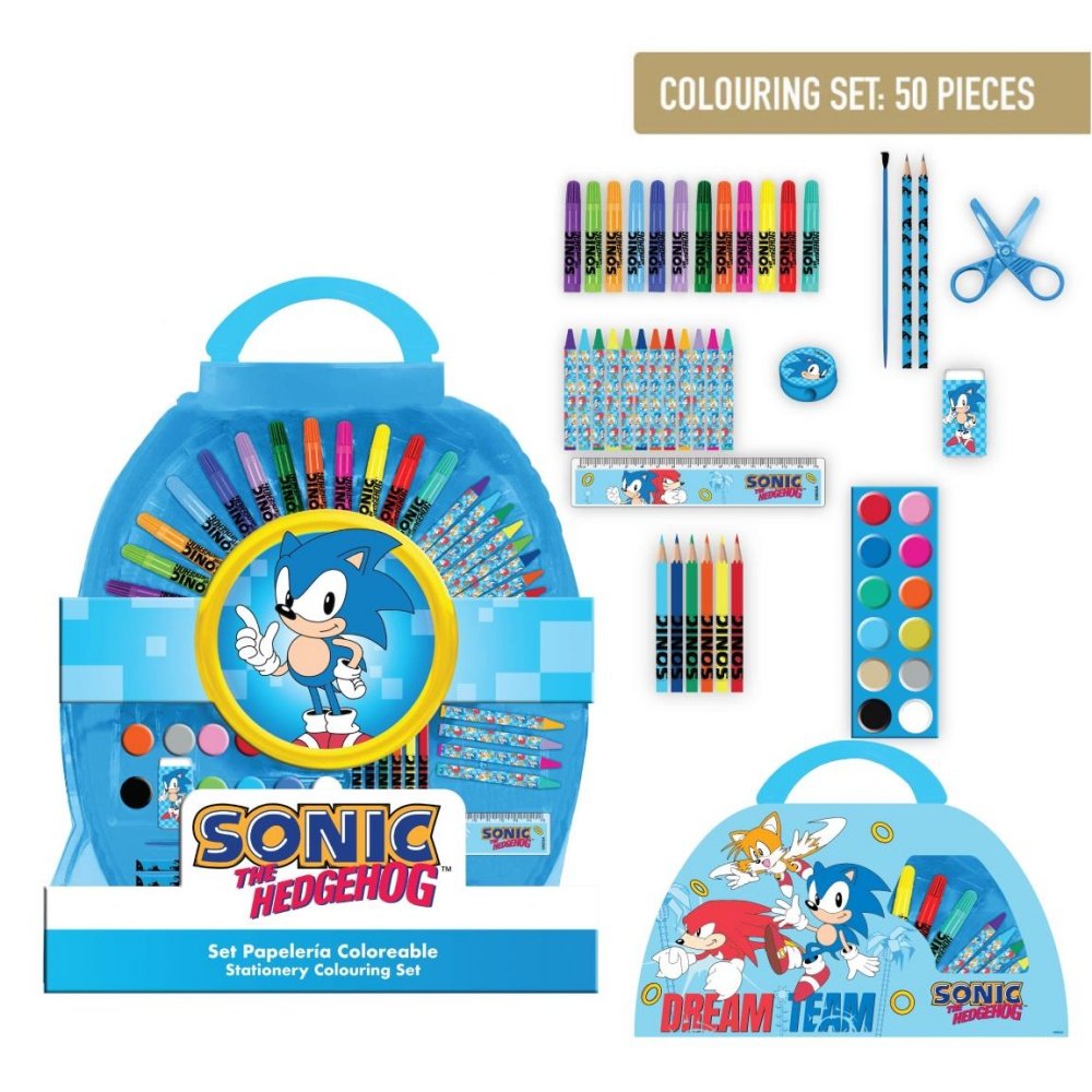 Set coloreable 50 piezas Sonic Cerda Regalo Imagen principal del producto