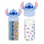 Bote lapicero con tapa 3D Stitch, pack 6 unidades