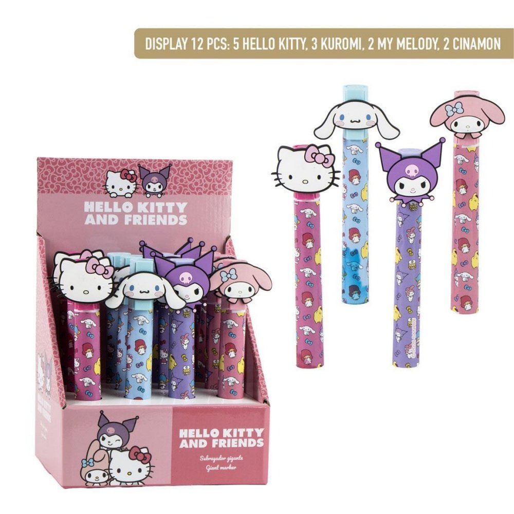 Expositor 12 subrayadores gigantes Hello Kitty Cerda